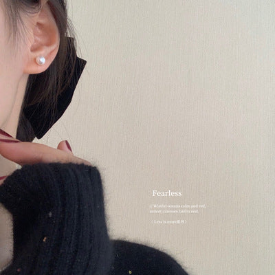 Pendientes de cobre de perlas fritilares de madre al por mayor